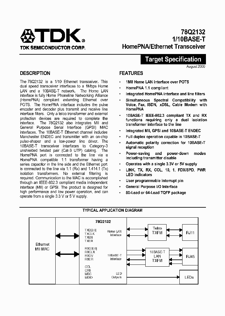 78Q2132_1388414.PDF Datasheet