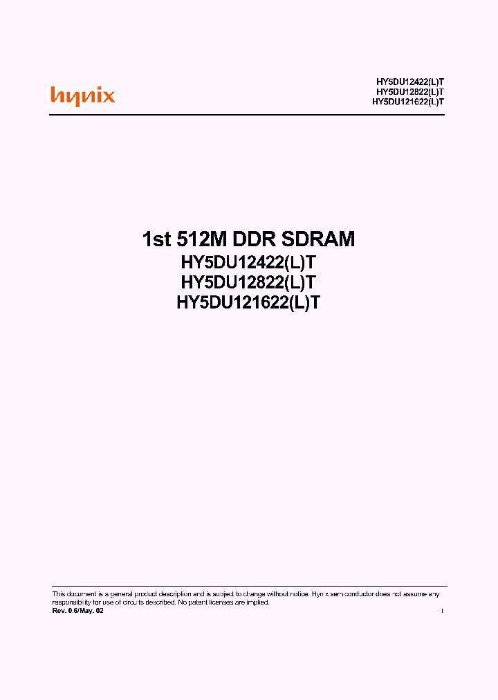 HY5DU12422LT-K_1393716.PDF Datasheet
