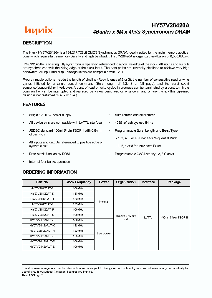 HY57V28420ALT-K_1393721.PDF Datasheet