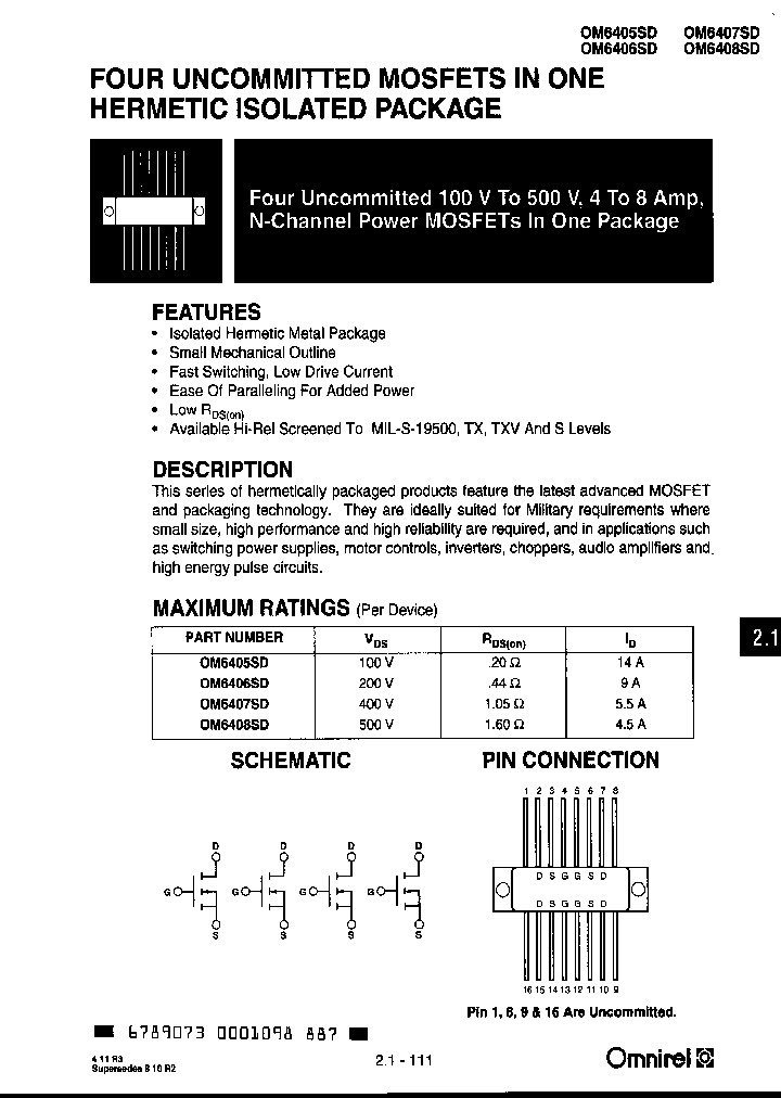 OM6407SD_1394248.PDF Datasheet