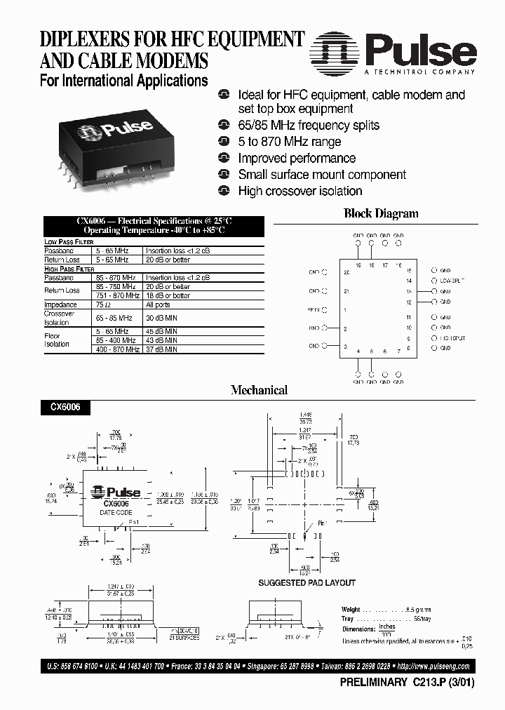 CX6006_1394693.PDF Datasheet