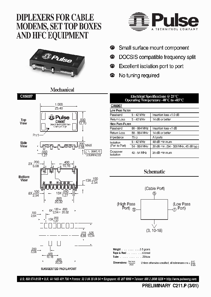 CX6007_1394694.PDF Datasheet