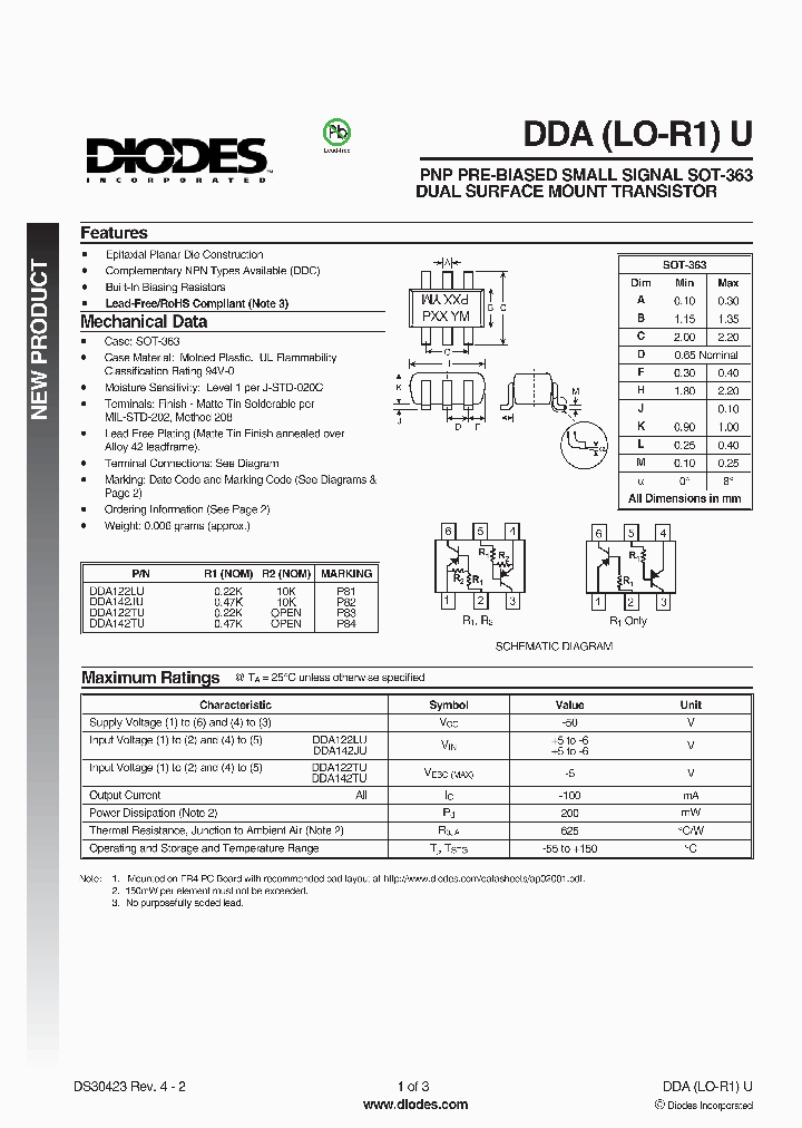 DDA122LU-7-F_1394733.PDF Datasheet