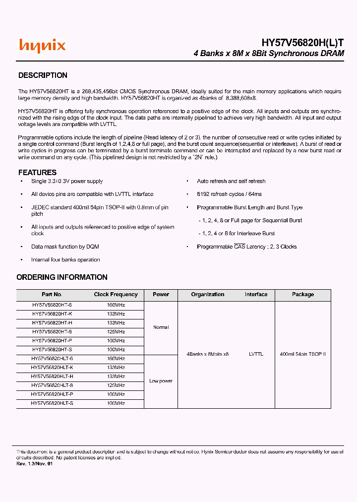 HY57V56820HLT-K_1393727.PDF Datasheet