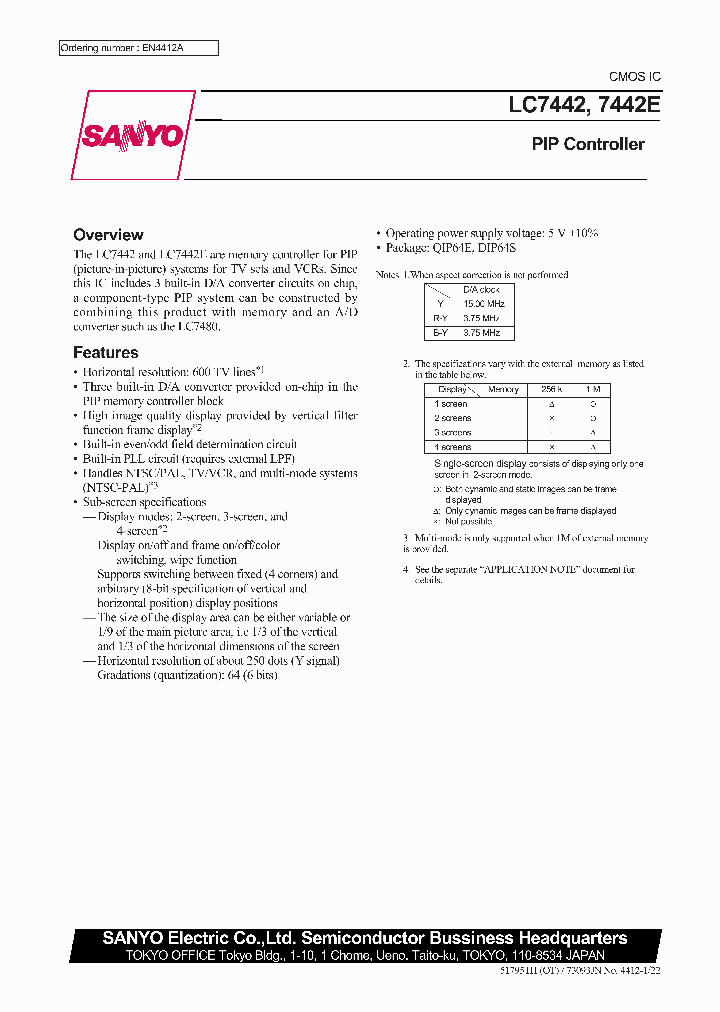 LC7442_1405015.PDF Datasheet