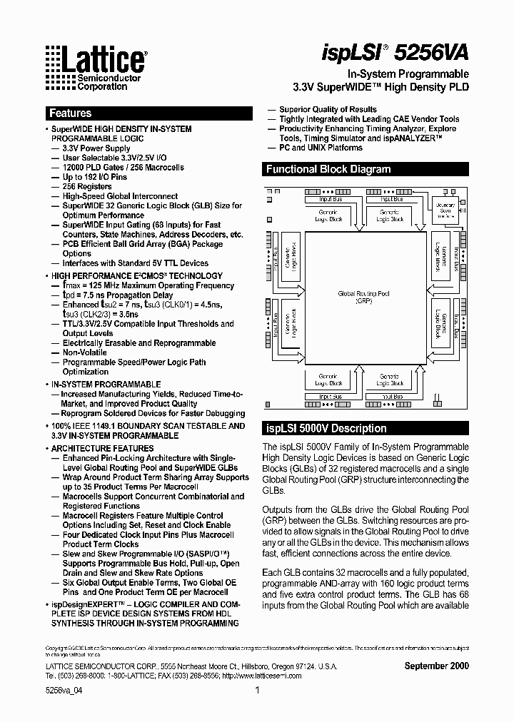 ISPLSI5256VA_1406226.PDF Datasheet