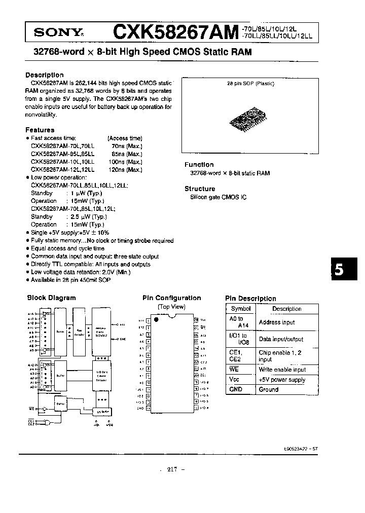 CXK58267ATM-10L_1407464.PDF Datasheet