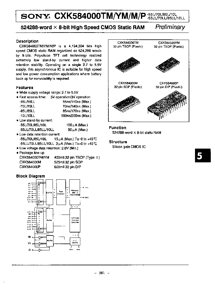 CXK584001TM-10L_1407466.PDF Datasheet