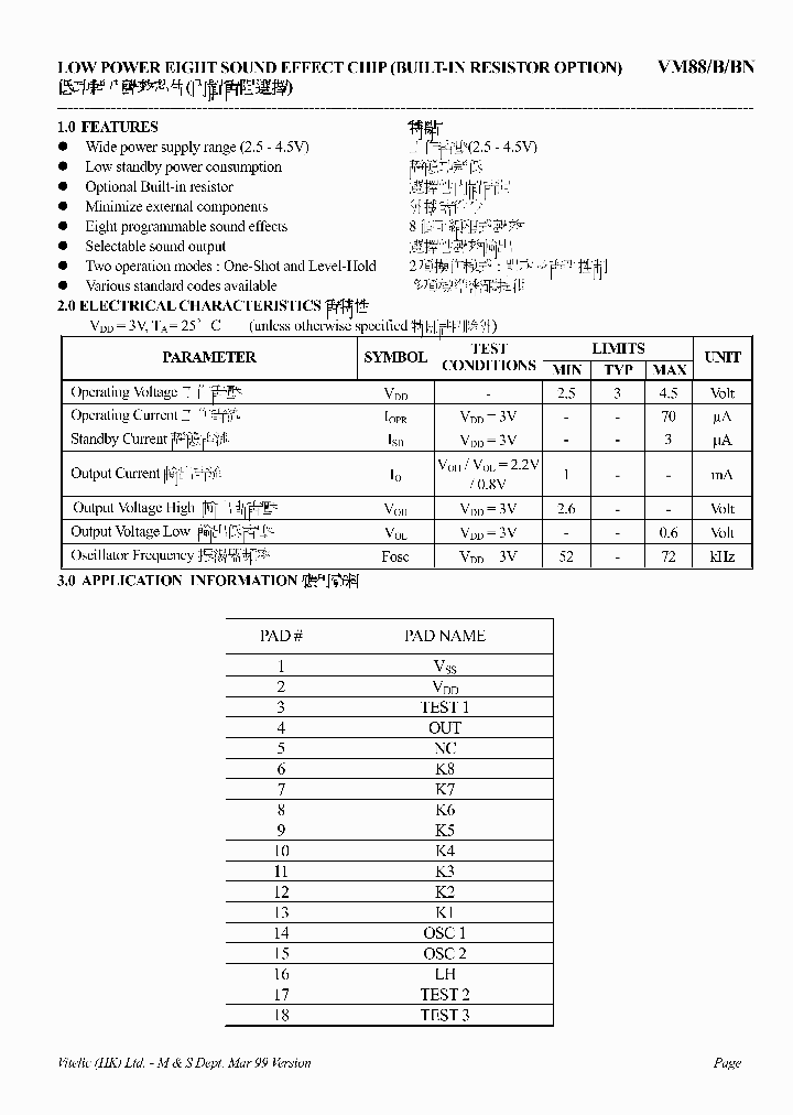VM88B_1407570.PDF Datasheet