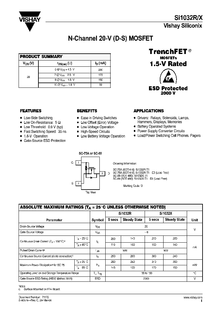 SI1032X-T1-E3_1409402.PDF Datasheet