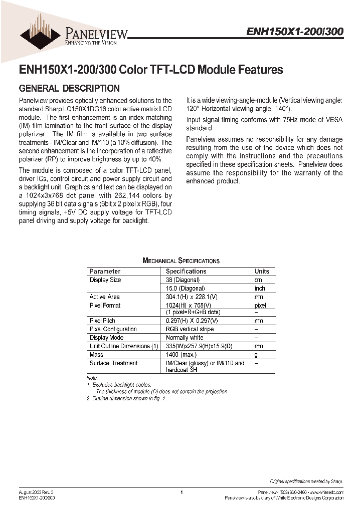 ENH150X1-300_1411936.PDF Datasheet