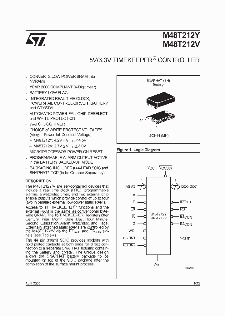 M48T212Y-85MH6_1413312.PDF Datasheet
