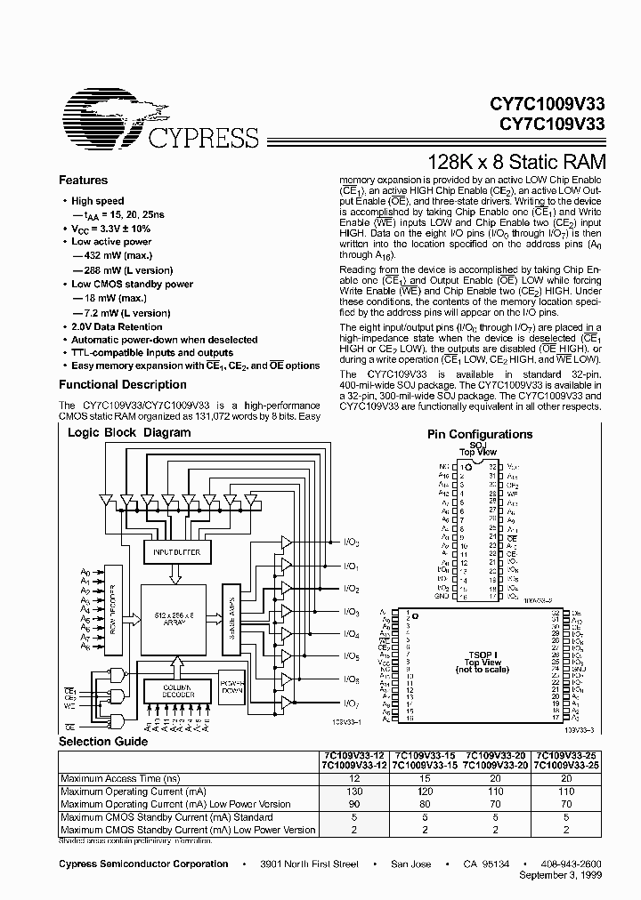 CY7C109V33-25VC_1418690.PDF Datasheet
