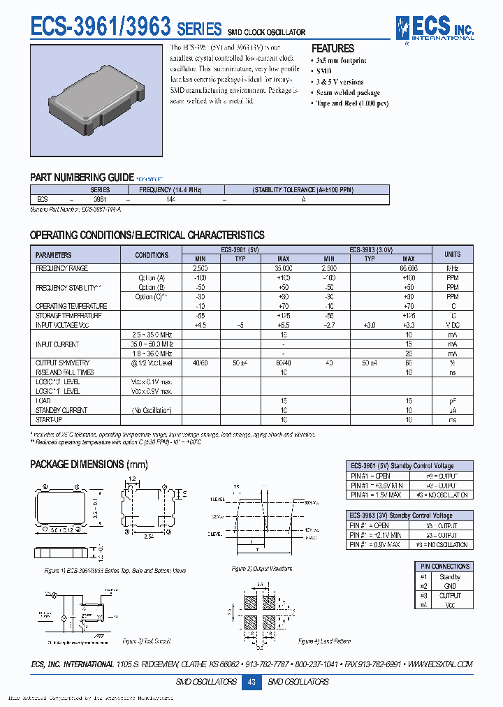 ECS-3963-25-B_1420660.PDF Datasheet