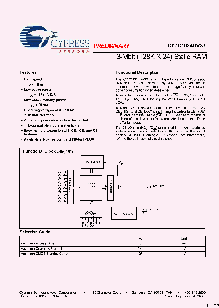 CY7C1024DV33-8BGXC_1422582.PDF Datasheet