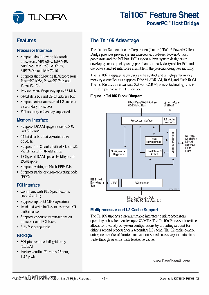 TSI106G_1726652.PDF Datasheet