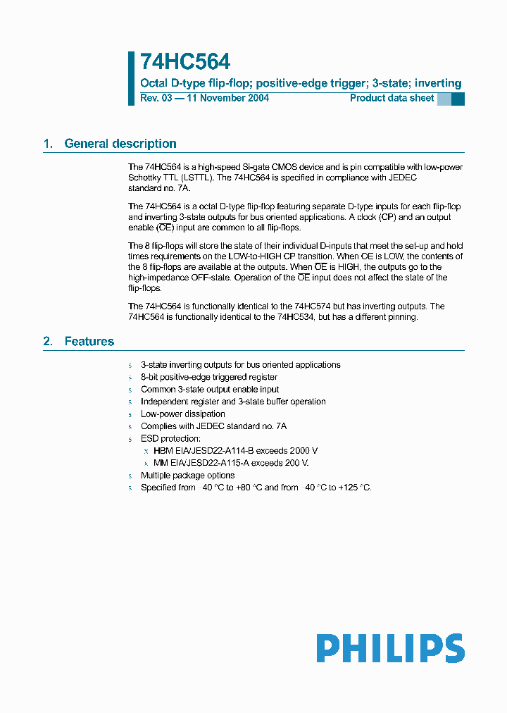74HC564D_1427094.PDF Datasheet