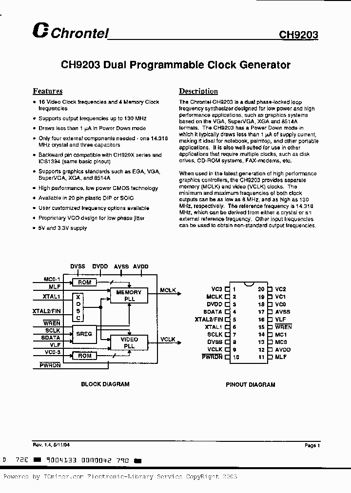 CH9203-NC_1426007.PDF Datasheet
