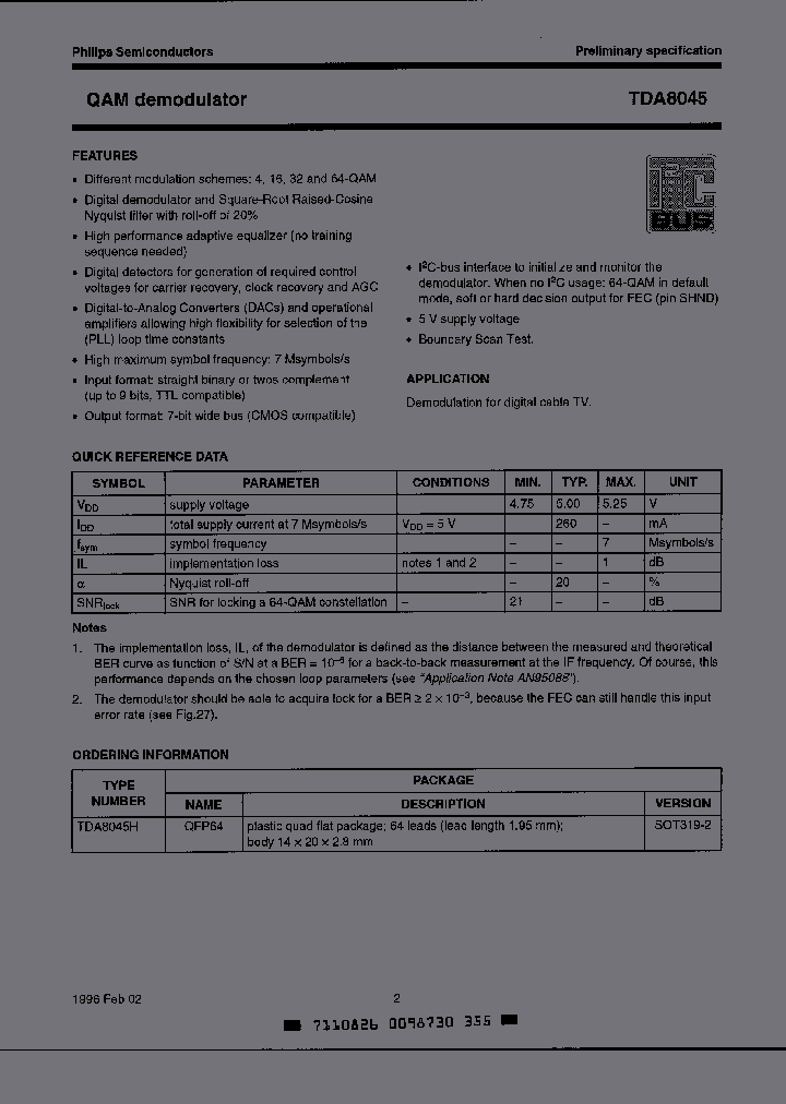 TDA8045_1428318.PDF Datasheet
