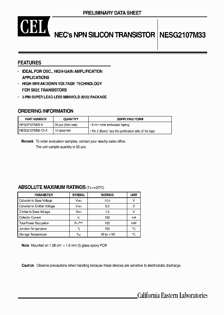 NESG2107M33-T3-A_1423152.PDF Datasheet