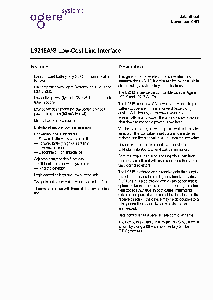 L9218A_1430518.PDF Datasheet