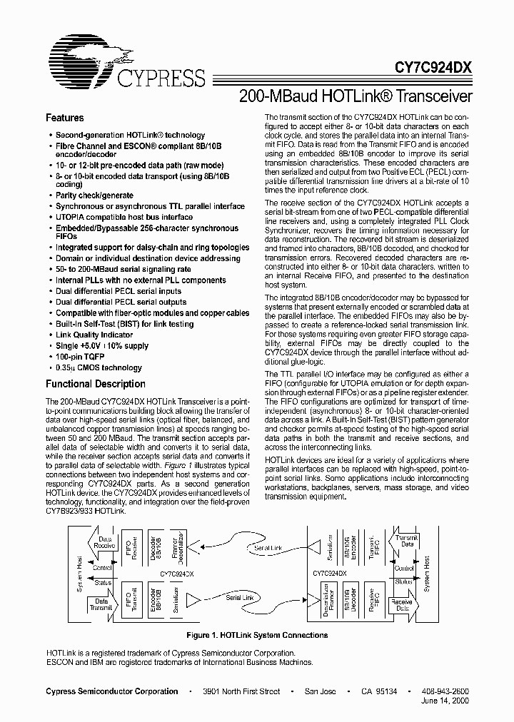 CY7C924DX-AI_1410689.PDF Datasheet