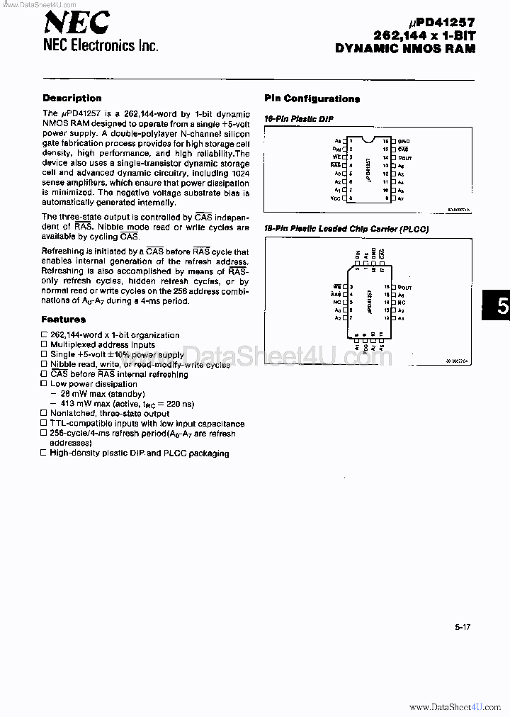 UPD41257_1732658.PDF Datasheet