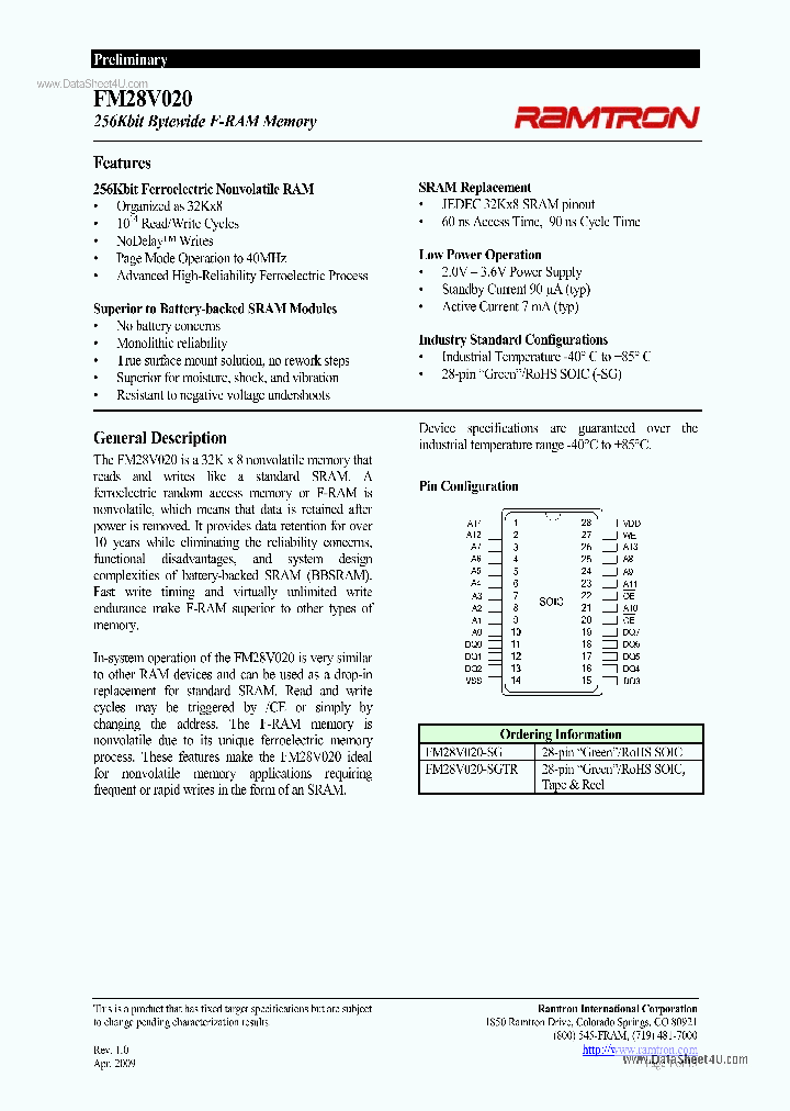 FM28V020_1732764.PDF Datasheet