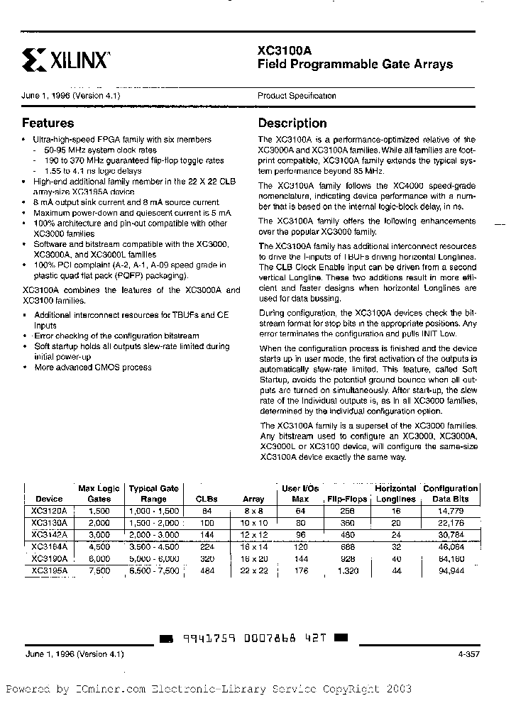 XC3130-3TQ100C_1435385.PDF Datasheet