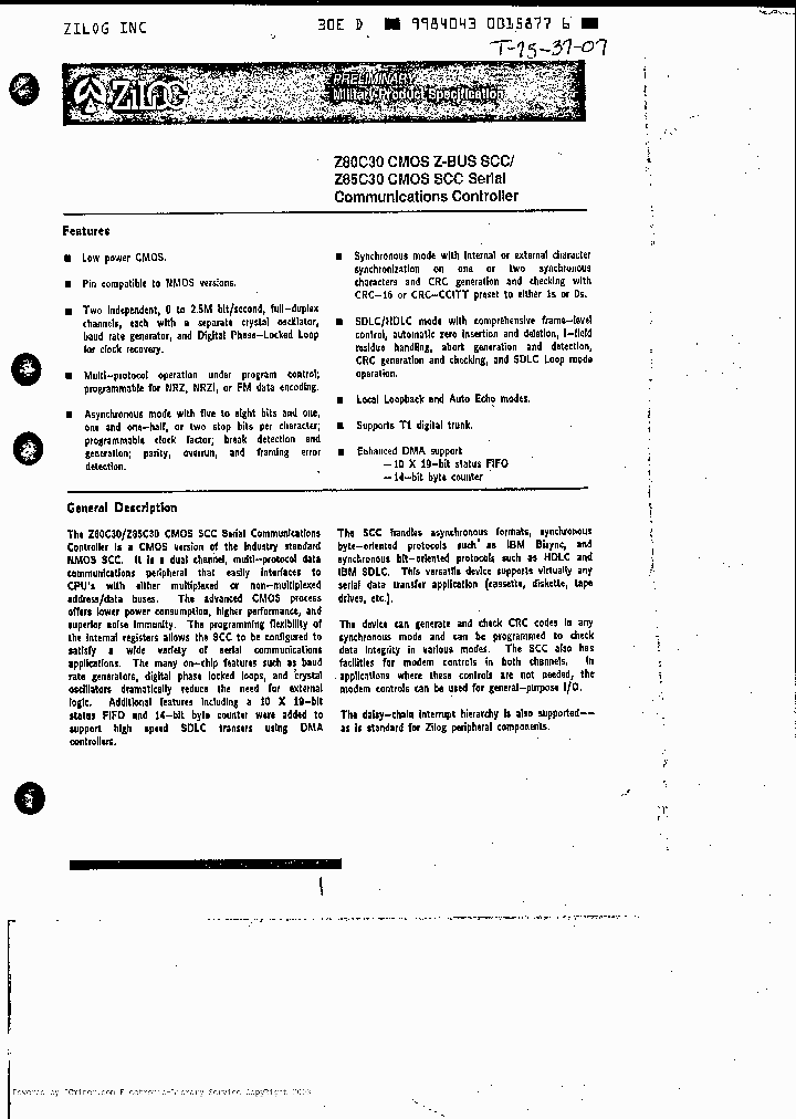 Z80C30-10CME_1433979.PDF Datasheet
