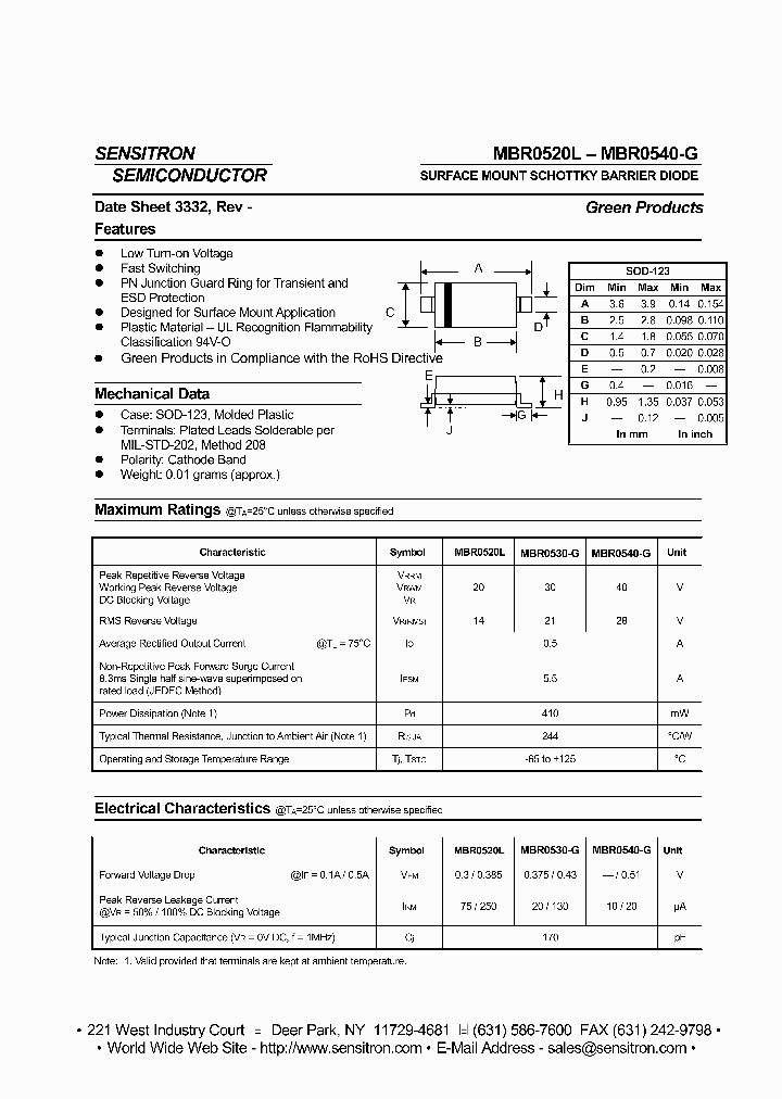 MBR0530-G_1436402.PDF Datasheet