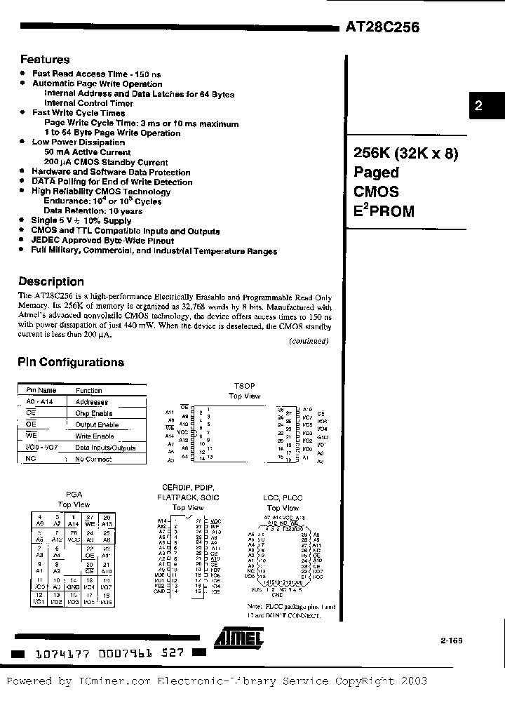 AT28C256F-30DM883_1439202.PDF Datasheet