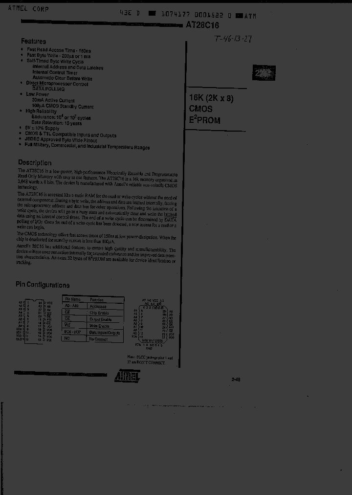 AT28C16-30DM883_1439190.PDF Datasheet