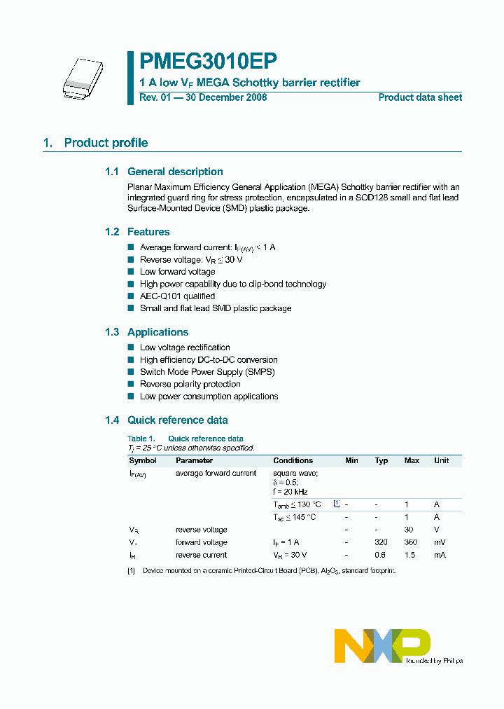 PMEG3010EP_1739063.PDF Datasheet