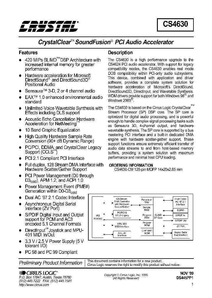 CS4630-CM_1437005.PDF Datasheet