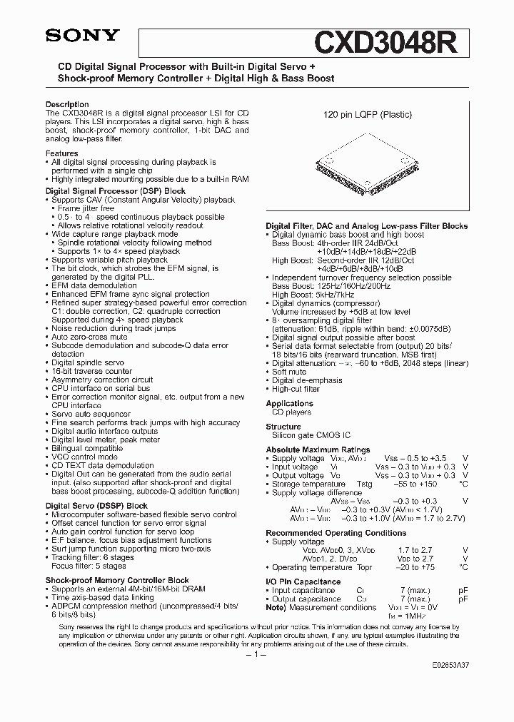 CXD3048R_1739854.PDF Datasheet