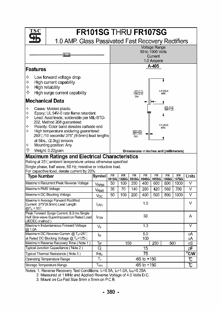 FR107SG_1739945.PDF Datasheet