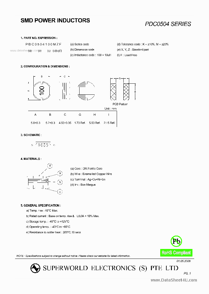 PDC0504_1740006.PDF Datasheet
