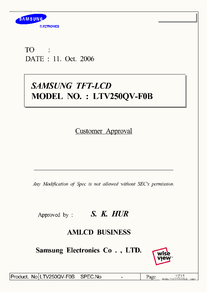 LTV250QV-F0B_1740593.PDF Datasheet