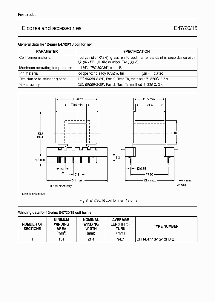 CPH-E16-1S-12PD-Z_1740828.PDF Datasheet