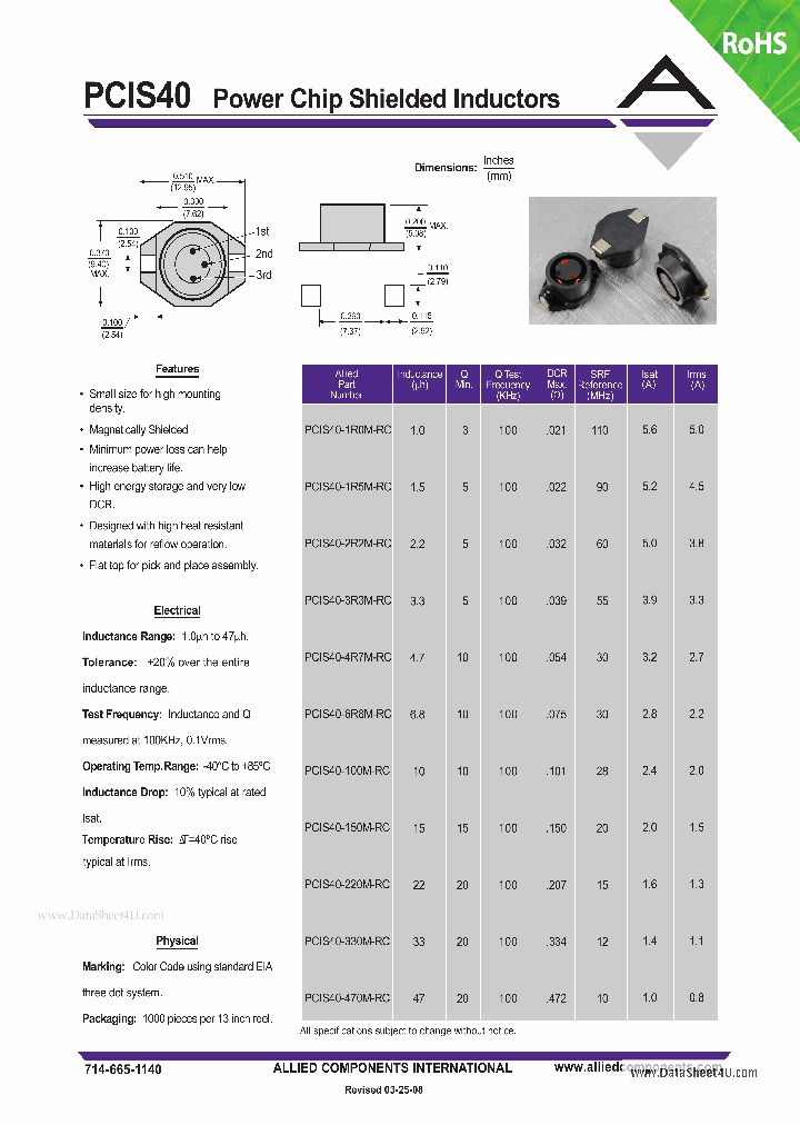 PCIS40_1736967.PDF Datasheet