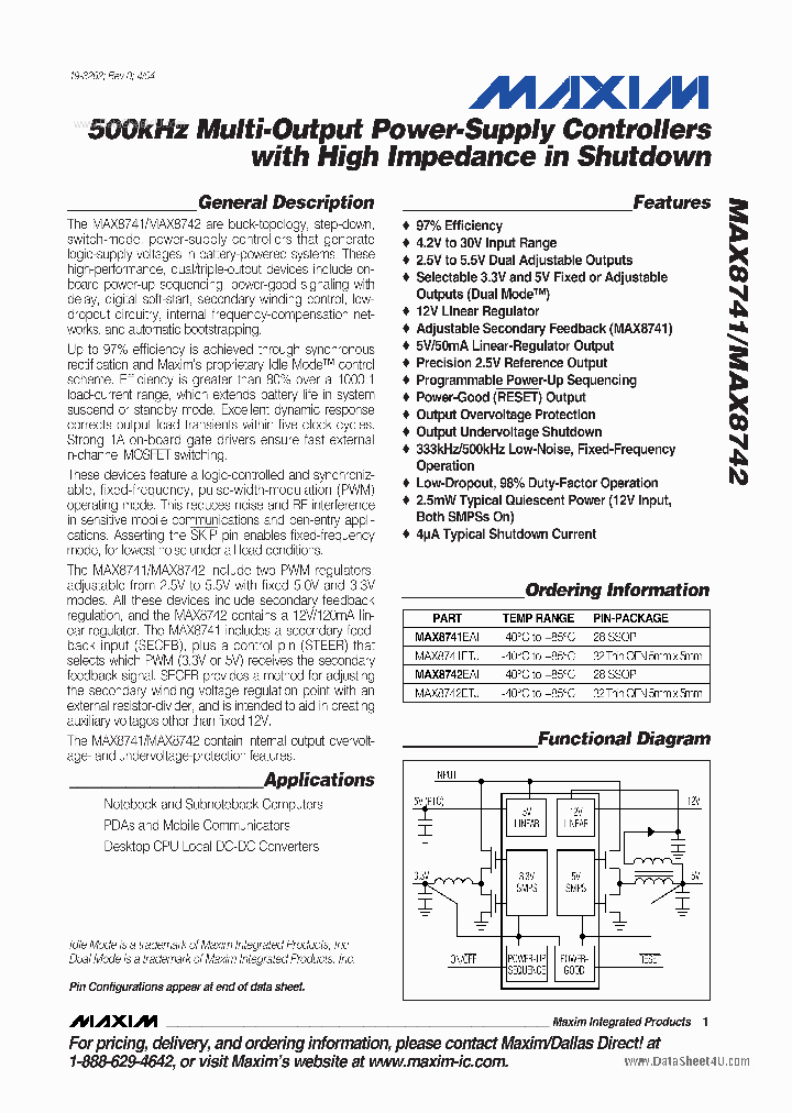 MAX8741_1742782.PDF Datasheet