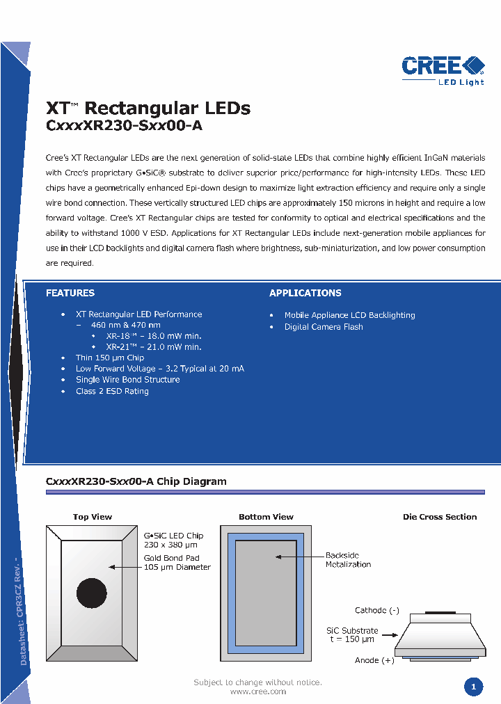 CXXXXR230-SXX00-A_1438361.PDF Datasheet