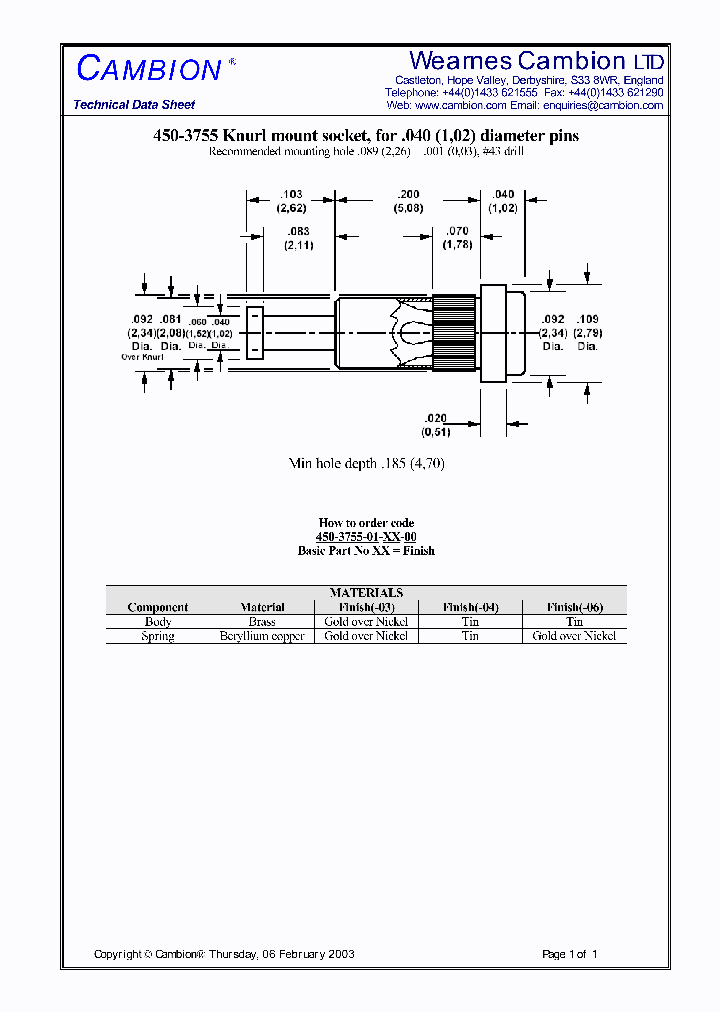 450-3755_1749723.PDF Datasheet