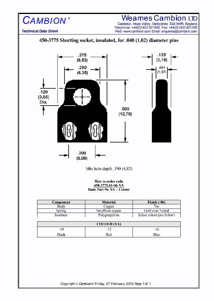 450-3775_1749727.PDF Datasheet