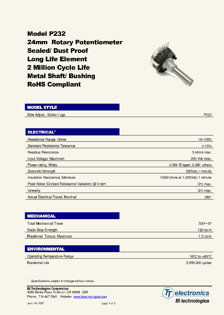 P232-SFA20AR100K_1449489.PDF Datasheet