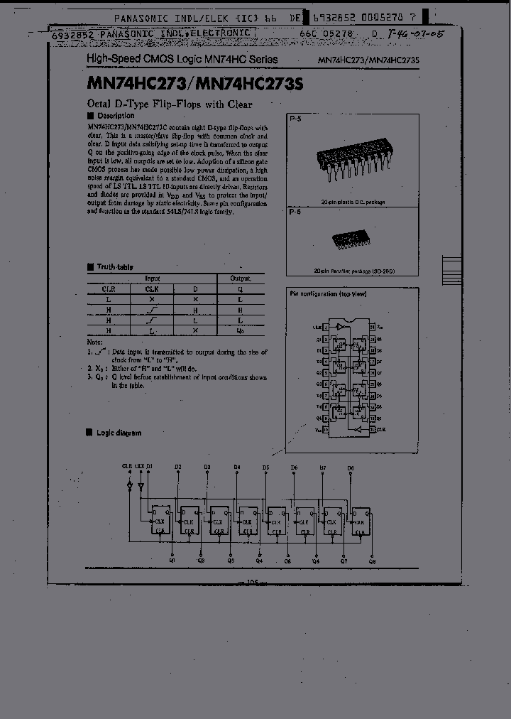 MN74HC273_1449991.PDF Datasheet