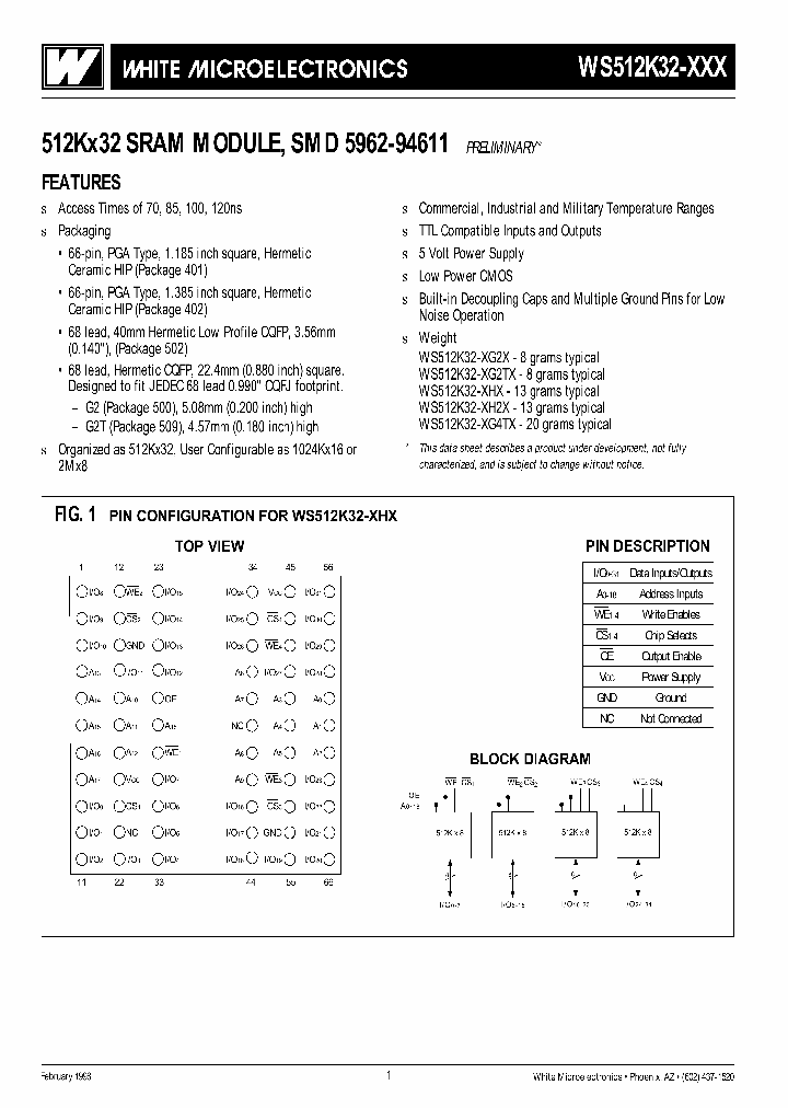 WS512K32-70_1448462.PDF Datasheet