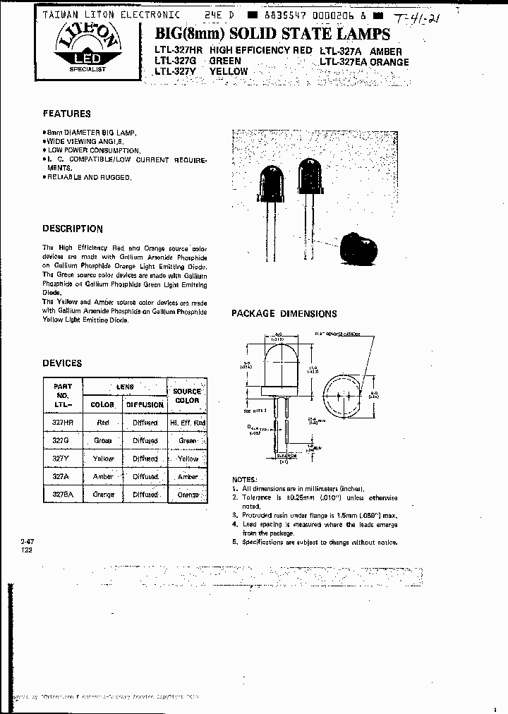 LTL327A_1450249.PDF Datasheet