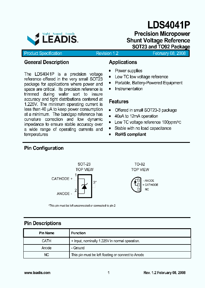 LDS4041EY-N3-12-TL_1455227.PDF Datasheet